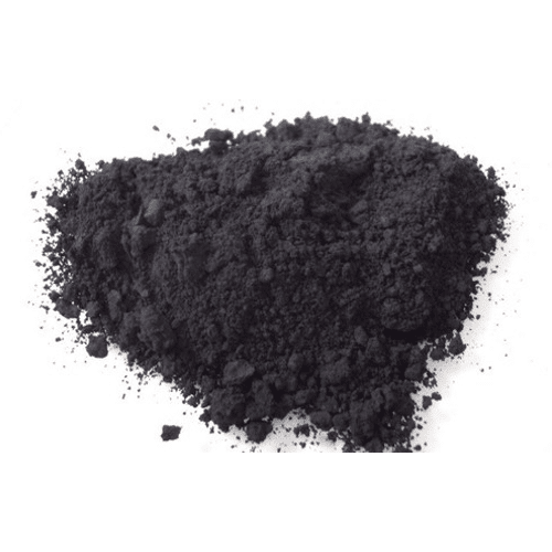 A pile of activated charcoal for teeth