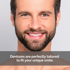 Man with a beard smiling with straight white teeth