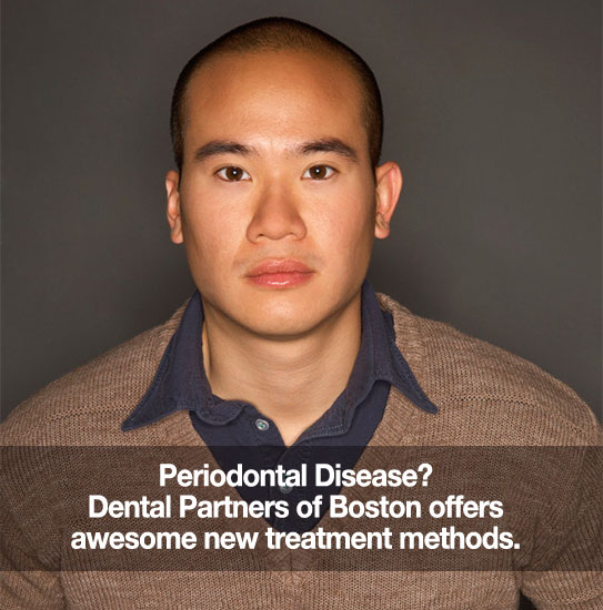 Man with periodontal disease