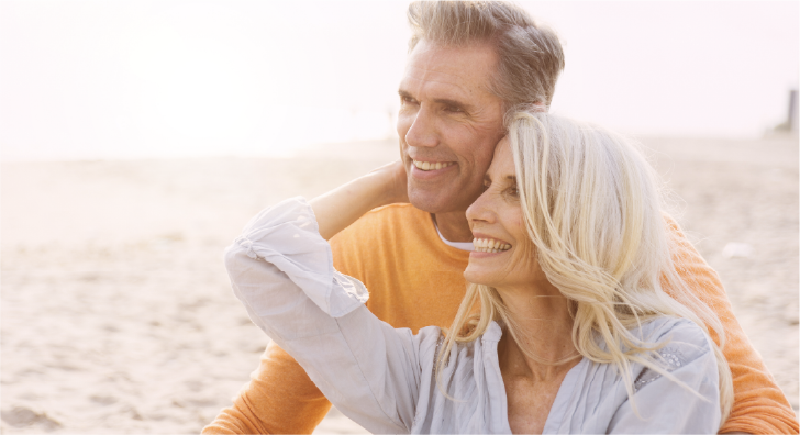 older couple smiling