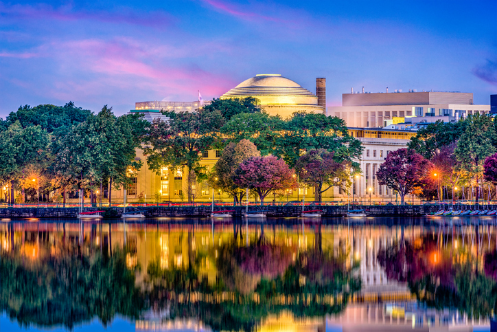Massachusetts Institute of Technology (MIT) along the Charles River in Boston