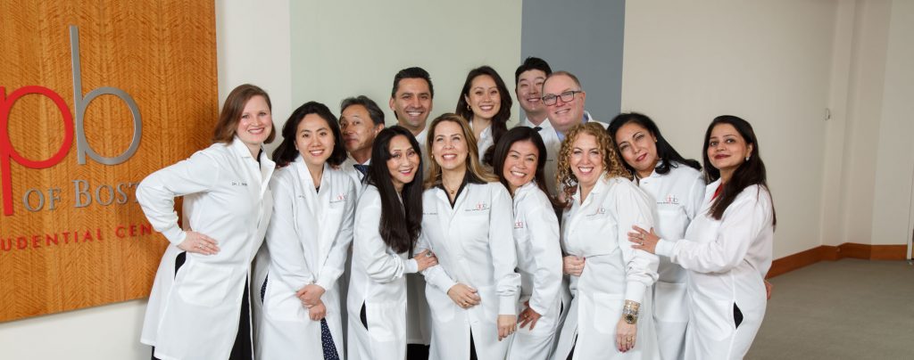 Dental Partners of Boston Dental Team - white coats