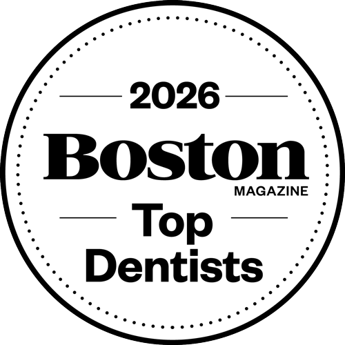Top Dentist 2026 Badge Boston Magazine